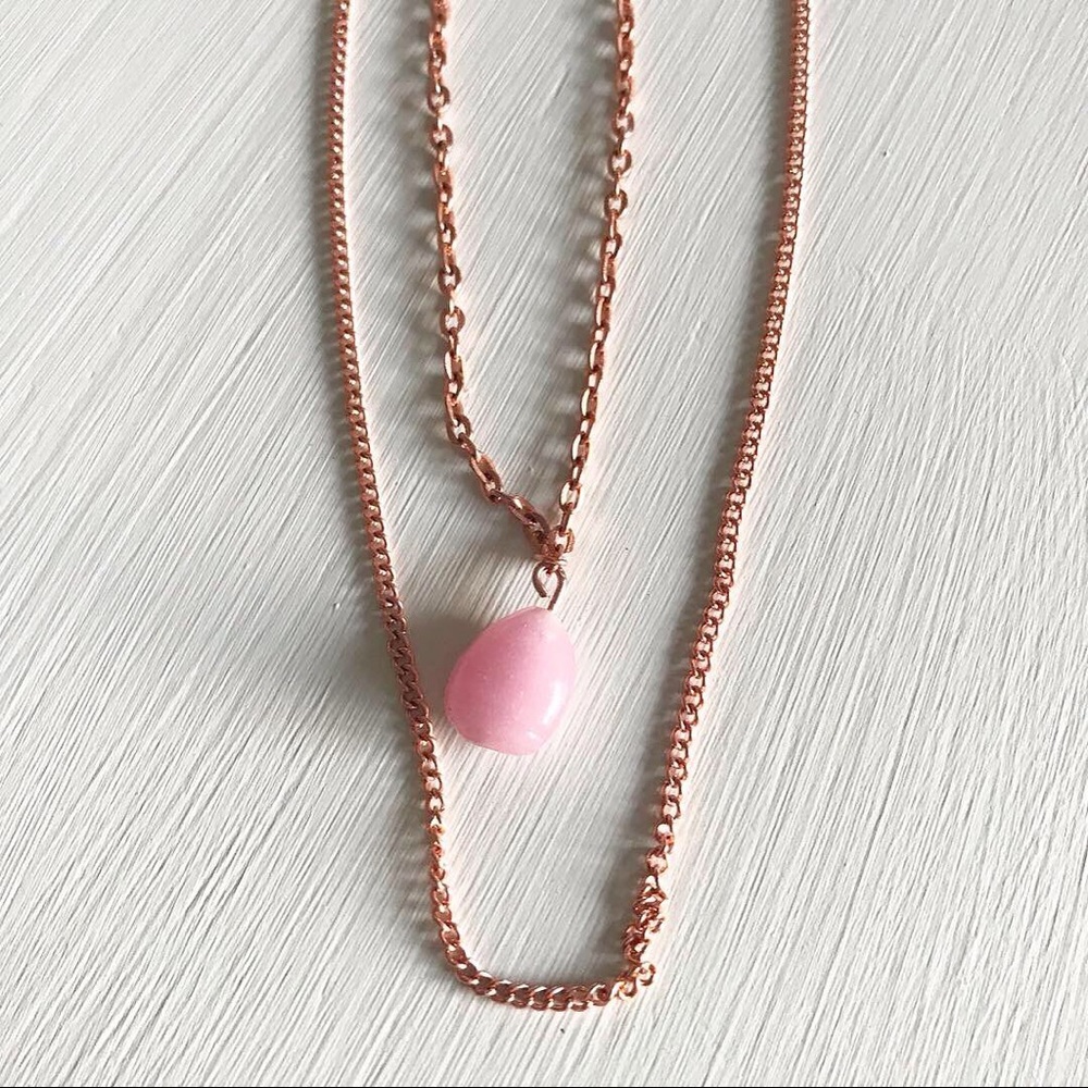 Double chain necklace